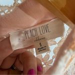 Peach Love California  Blush Lace Dress Size M NEW Photo 2
