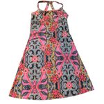 prAna Floral Patterned Dress - Pink & Black XS Photo 0