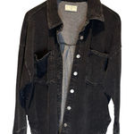 Z Supply  All Day Knit Washed Black Shirt Jacket Shacket - size Large Photo 0