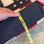 Vintage Boyds Home Collection Tote Bag Americana Patriotic Chambray Bear Stars Photo 9