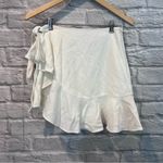 Cinq à Sept Cinq a Sept Luella Women’s 0 White Ruffle Wrap Skort Skirt Photo 2