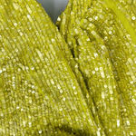 ASOS Edition Womens Slouchy Sequin Wrap Front Party Statement Crop Top Size 0 Photo 6