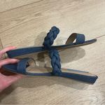 Draper James NEW  Braided Ellie Blue Denim Slip On Sandals Size 7 Photo 2