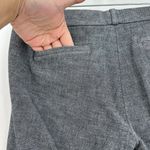 Banana Republic US 6 Long Womens Gray Heathered Slim Ankle Skinny Dress Pants Photo 6