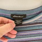 Eddie Bauer  Sz XXL Women Striped Long Sleeve Shirt Pullover Stretch Long Sleeves Photo 2