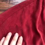 EVER • Whitmore Dress silk charmeuse wrap pleated Rubia red mini cocktail draped Size M Photo 11