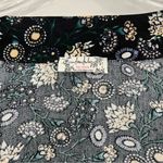 Free People  She’s Dainty Bodysuit in Night Combo Flare Sleeves Size Medium Photo 6