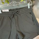 The Comfy Twill Shorts Cotton Spandex Olive Green Elastic Drawstring Womens XXL Knit Photo 3