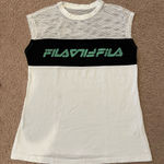 FILA  Play Date Training Mesh CrewNeck Sleeveless Shirt Photo 0