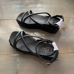 Shu Shop Black Lilith Platform Sandals Sz 7.5 NIB Photo 5
