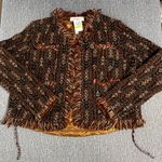 Aldo Martins Women’s Thun Fringe Knit Bomber Jacket Size M Photo 5