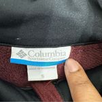 Columbia Jacket Women’s L Maroon Black Fleece Interchange Full Zip Photo 3