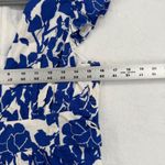 Hyacinth House Blue Floral‎ Print Maxi Dress Ruffle Sleeves V Neck Womens S Photo 1