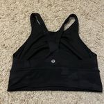 Lululemon  wunder train camo long line sport bra size 8 Photo 1