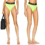Versace Logo Greca Border Bikini Bottoms Waistband Briefs Acid Yellow Size 3 IT Photo 15
