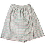 Vintage Womens Cape Cod Sportswear White Plaid Wrap Skort/Skirt & Shirt Set Sz S Photo 4