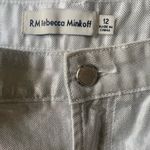 Rebecca Minkoff RM ‎ Metallic Silver 100% Cotton Jeans New Without Tags Size 12 Photo 12