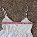 Brandy Melville  White Lace Trim Dress Photo 5