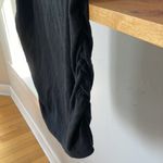 Old Navy  Maternity Black Ribbed Scoop Neck Ruched Side Tank Top Size Small Photo 1