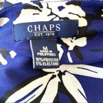 CHAPS short sleeved blue floral long dress Photo 3