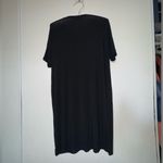 Brandy Melville Black Mini Dress Casual Crew Neck Photo 2