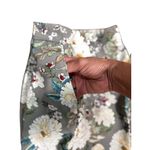 ZARA COLLECTION GRAY WHITE FLORAL STRAIGHT DRESS PANTS S BLOGGER FAV RARE Size XS Photo 6