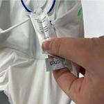 ONIA White Ginny Blue Floral Tie Strap Open Back One Piece Swimsuit Small S Photo 6