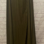 Sage the Label Hunter Green Long Wrap Maxi Skirt- Fits XS/S Soft Tencel Photo 0