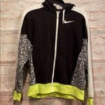 Nike Club Aop Full Zip splatter print hoodie black Photo 0