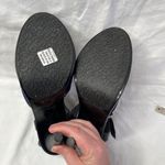 Opening Ceremony Jeanette Black & Blue Velvet Floral High Heel Sandals 41 EU Photo 8