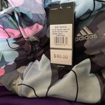 Adidas Girls Floral Print Track Jacket Size 10-12 Multicolor Casual Photo 1