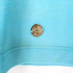 Lilly Pulitzer  Turquoise Haley Crew Neck Top Short Sleeve T-Shirt/ Tee - Size XS Photo 10