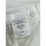 CAbi  #5985 Women's White Cotton Blend Raw Hem Jeans Shorts Size 8 Photo 4