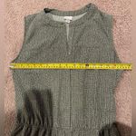 Merona  Chinese Collared Chevron Olive Green Dress Photo 4