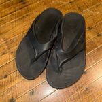 Oofos black ortho arch support trendy womens 8 flip flops Photo 2