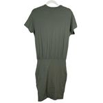 Revolve Monrow Olive Green Short Sleeve Stretchy Shirred Mini Dress Size XS Photo 1
