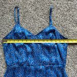 Lulus Dreams of Love royal blue & red floral sleeveless midi dress size M Photo 12