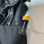 Small sheer cami babydoll teddy top + bikini set Black Photo 4