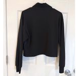 Athleta  XS‎ Mock Neck Pullover Navy Blue Black Long Sleeve Athletic Top Photo 4