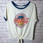 Coca-Cola  Womens Tie Front Graphics Tee Size Large Photo 0