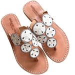 Like New LaidBack London Leather Beaded
Medallion Sandals Size 7 Retail $115.00 Photo 0