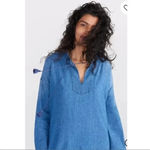 Madewell | Denim Artiste 3/4 Sleeve Tasseled Tunic Top/Dress Size XS Photo 1