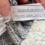 ZARA Knit Women's Grey And White Fleece Trim Toggle Button Cardigan Size S Photo 8