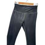 Athleta  Leggings Womens Medium Black Elation Ultra High Rise Tight Pant Shimmer Photo 4