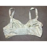 Vintage Mary Jane 1970s Satin Beige Minimizer Bra Size 34D NEW Tan Photo 1
