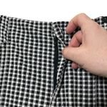 Anthropologie  NWT Maeve Gingham Capri Pants Size 6 High-Rise Stretch Cottagecore Photo 3