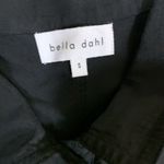 Bella Dahl  Sleeveless Button Front Jumpsuit Black Soft Tencel Chic Small Photo 4