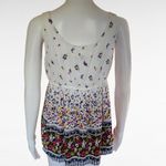 Old Navy  Cream Floral Empire Waist Sleeveless Maternity Tank Size Medium Photo 3