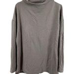 Free Fly Bamboo Sweatshirt Long Sleeve Top Relaxed Bateau Neck Hiking Taupe L Gray Size L Photo 0