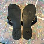 Brighton  Leather Sandals with Silver Buckle Accent Photo 9